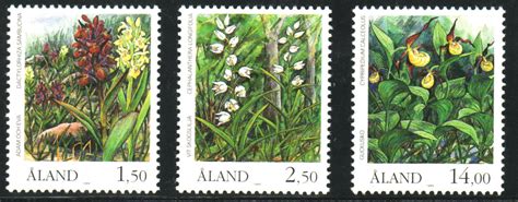Von turku geht es mit der finnlines auf die ålandinseln. Alandinseln: 1989, Orchideen · Briefmarkenversand Holger Tietz