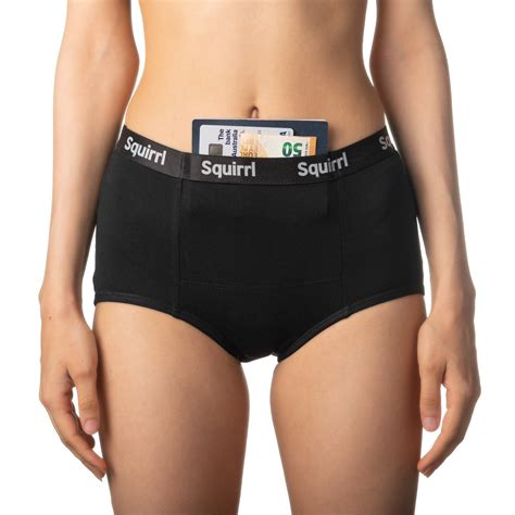 Underwear With Pockets And Anti Pickpocket Devices L Squirrl