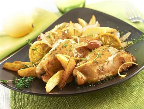 Hauts De Cuisse De Poulet Au Citron Recette Ma Tre Coq