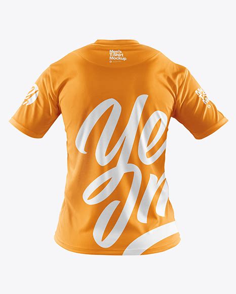 Download Mens T-Shirt with Line Texture Jersey Mockup PSD File 56.34 MB