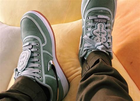 The Travis Scott X Nike Air Force 1 Low Surfaces In Cactus Green