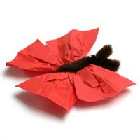 Geld falten schmetterling mit pfeifenputzer. Kostenlose Bastelanleitungen zum Basteln mit Kindern
