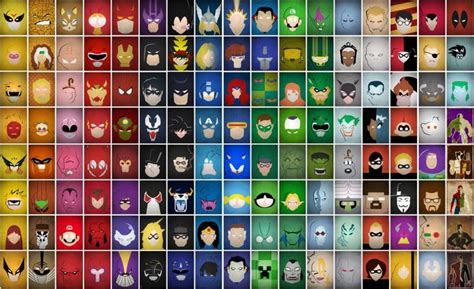 Color Spectrum Of Heroes And Villains Dorkly Picture Comic Book