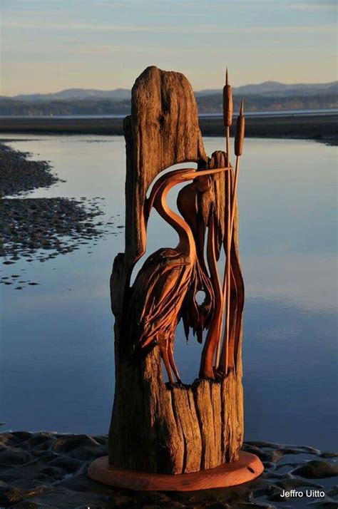 Pin By Pamela Lowrance On Trä Wood Carving Art Tree Carving Driftwood Sculpture