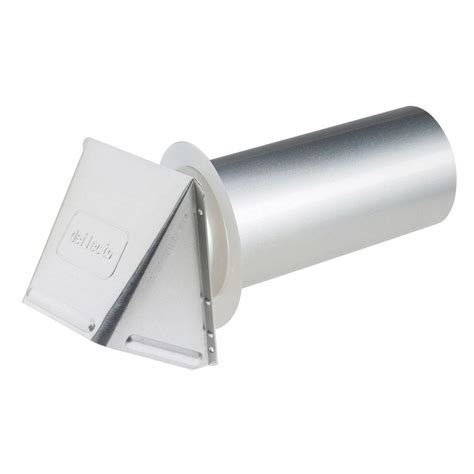 This premium dryer vent pipe will give you ultimate safety. Deflect-o 4 in. Aluminum Dryer Vent Hood-DAVHA4/12NR - The ...