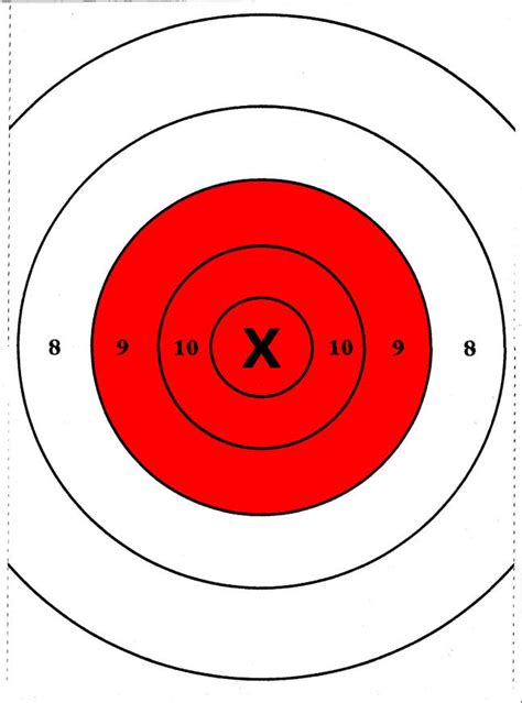 printable targets for pistol shooting calendar june