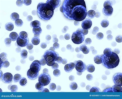 Fantasy Blue Alien Unknown Global Micro Cells Stock Image Image 6554851