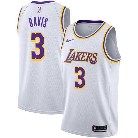 Natürlich können sie lakers jacken in großen warenhäusern und kleidungsgeschäften kaufen. LA Lakers Nike Assocation Swingman Jersey - Anthony Davies ...