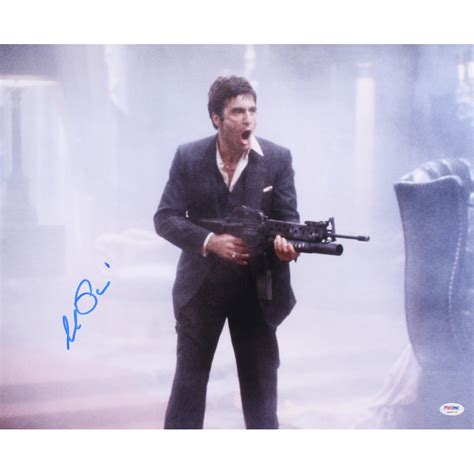 Al Pacino Signed Scarface 16x20 Photo Psa Pristine Auction