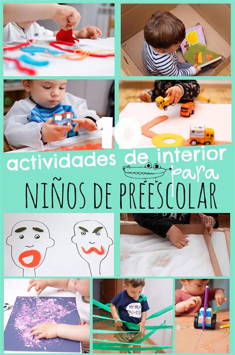 Actividades interactivas libres y gratuitas para aprender español realizadas por profesores. 10 actividades de interior para niños de preescolar - Actividades para niños, manualidades ...