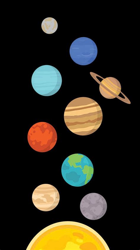 The Solar System 4k Amoled Wallpaper Made By Yuval