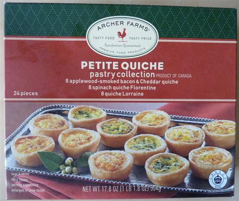 Preheat your oven to 350 degrees fahrenheit. What's Good at Archer Farms?: Archer Farms Petite Quiche ...