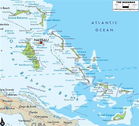 Detailed Clear Large Road Map Of Bahamas Ezilon Maps