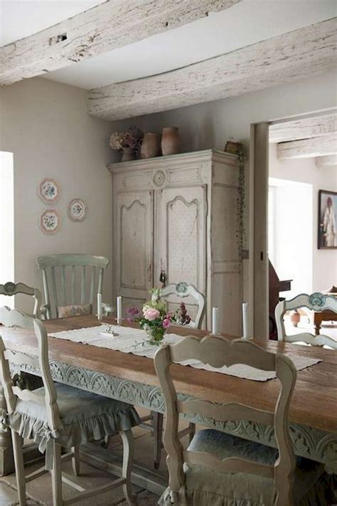 73 Awesome Vintage French Country Dining Room Design Ideas
