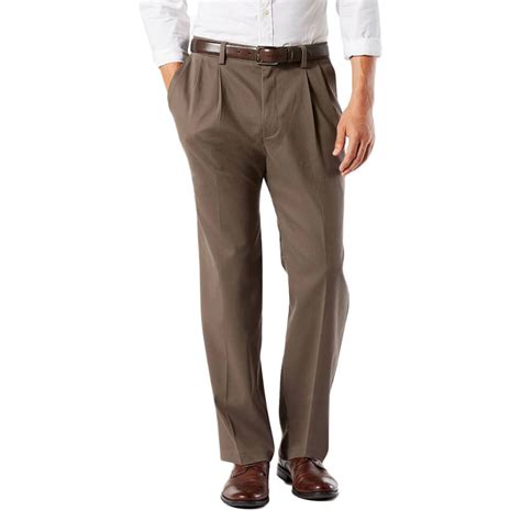 Dockers Mens Classic Fit Easy Khaki Pleated Pants Bobs Stores