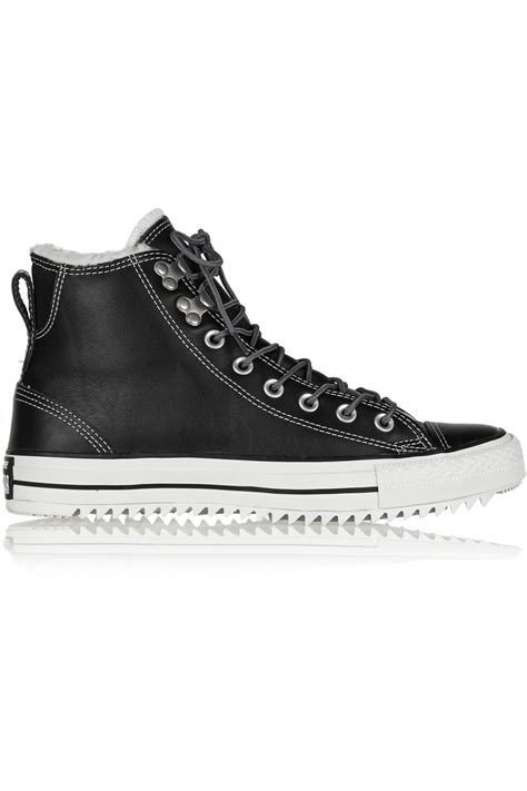 Converse Chuck Taylor All Star City Hiker Shearling Lined Leather High