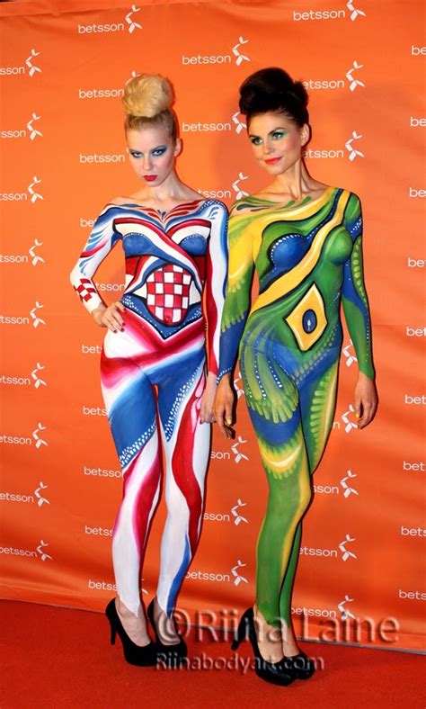 2014 Football World Cup Body Painting