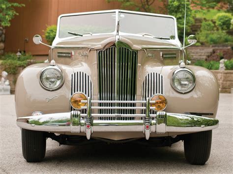 1941 Packard 180 Super Eight Convertible Victoria Retro Cars Vintage