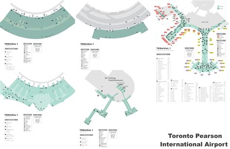 Toronto Pearson Airport Map Map Of The Usa With State Names
