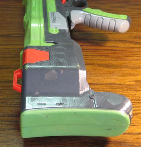 Nerf Vortex Nitron Motorized Foam Disc Launcher Blaster Rifle Green