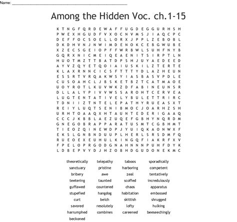 Among Us Word Search Among The Hidden Word Search By