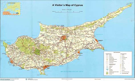 Cyprus Map Detailed Map Of Cyprus Town Maps