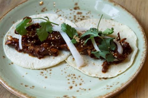 Rick Baylesstacos Of Easy Slow Cooker Mole With Chicken Rick Bayless