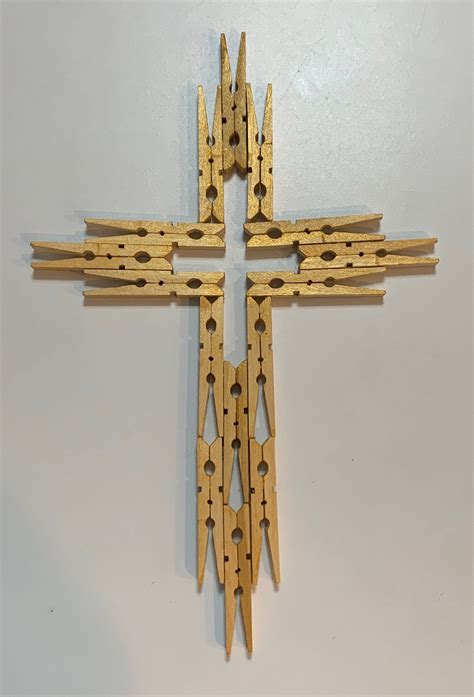 Images Clothespin Cross Wooden Clothespin Crafts Wooden Cross Crafts