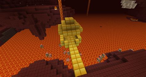 An arrow serves as ammunition for bows, crossbows, and dispensers. Gold in the Nether Minecraft Map