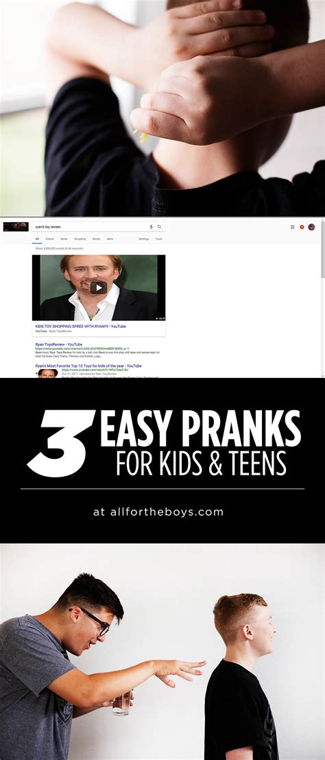 3 Easy Pranks For Kids And Teens — All For The Boys