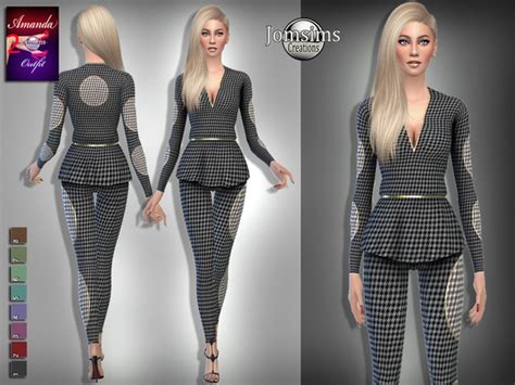 Amanda Outfit 2 By Jomsims At Tsr Sims 4 Updates