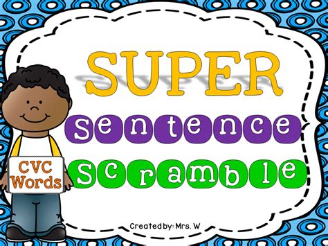 These free little books contain 10 cvc and sight word sentences each and they're great for developing reading fluency and to practice tracing words. Sentence Scramble - CVC Words | Cvc words, Sentence ...