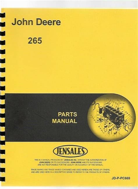 John Deere 265 Parts Diagram