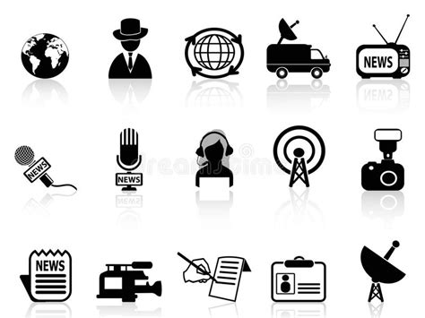 News Reporter Clipart Black And White Free