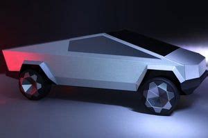 Ah cybertruck, we meet again. Tesla Cybertruck DIY Made of Paper! :) | Diy, Paper, How ...