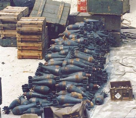 Soviet 82mm Mortar Bombs