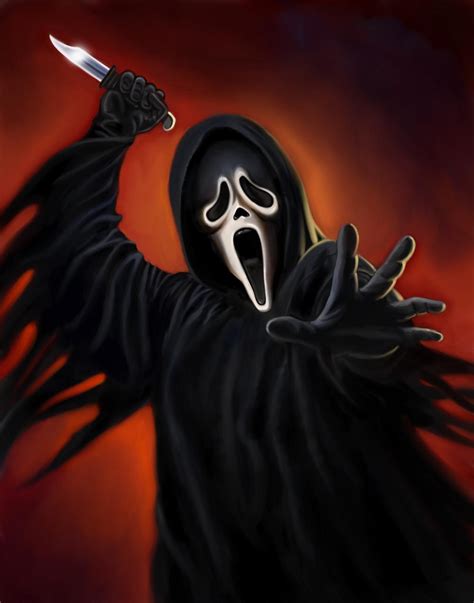 Ghostface Scream Horror Movie Icon