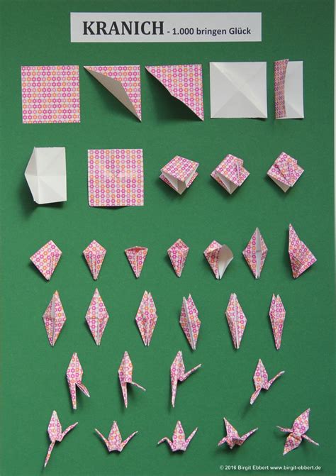 Origami Bild Origami Vogel Basteln