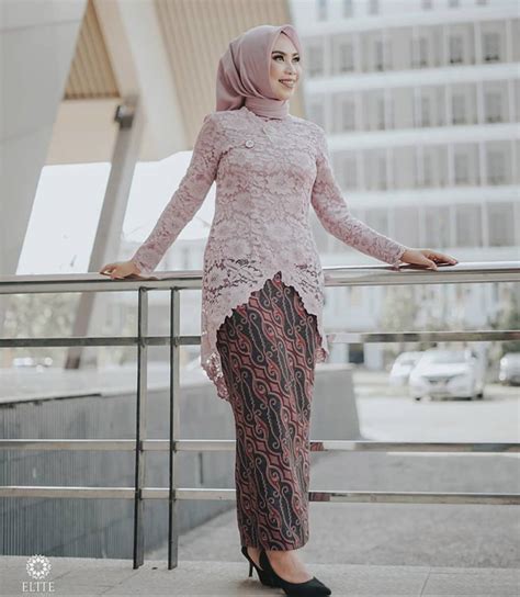 Model Kebaya Brokat Muslim √ 17 Model Baju Pesta Brokat 2018 Edisi
