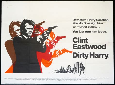 Dirty harry 's success spawned four more movies through the late '80s, each more violent than the one that came before it. DIRTY HARRY ORIGINAL UK QUAD poster | Picture Palace Movie ...