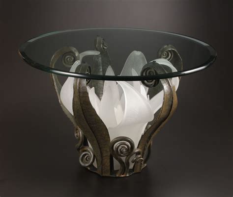 Flora De La Niebla Glass And Forged Metal By John Littleton And Kate Vogel Glass Artists