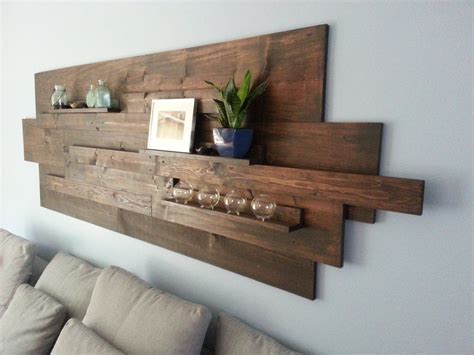 Modern Rustic Industrial Reclaimed Wood Wall Art Great For Etsy