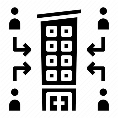 Business Company Department Outsourcing Workload Icon