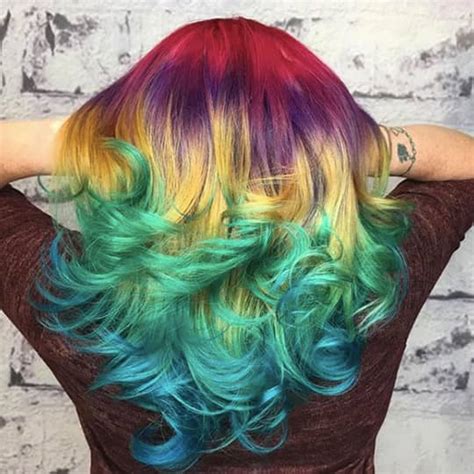 11 Photos Of Rainbow Hair Photos That Scream Hairgoals By Loréal