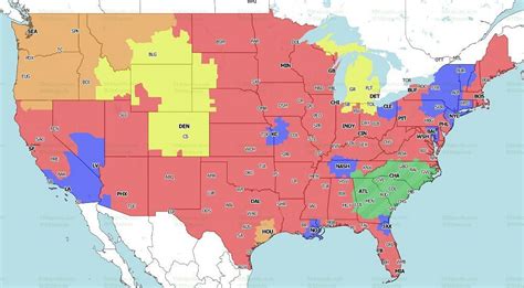 Nfl Week 14 Coverage Map Tv Schedule Channel And Time For 2021 22 Season