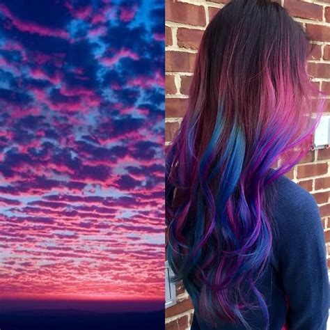 Purple Sunset Hair Color