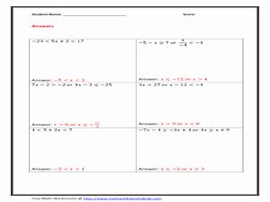 Get the mathworksheets4kids addition and be the cute with it. 50 Compound Inequalities Worksheet Answers | Chessmuseum ...