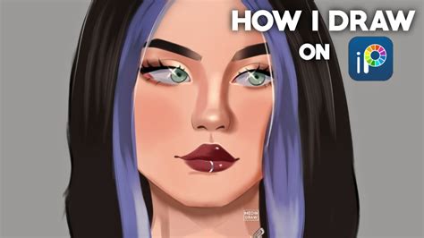 How I Draw On Ibis Paint X Youtube