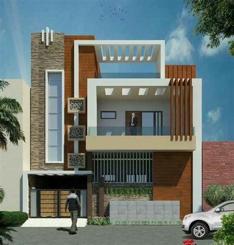 Double Floor Normal House Front Elevation Designs 2023