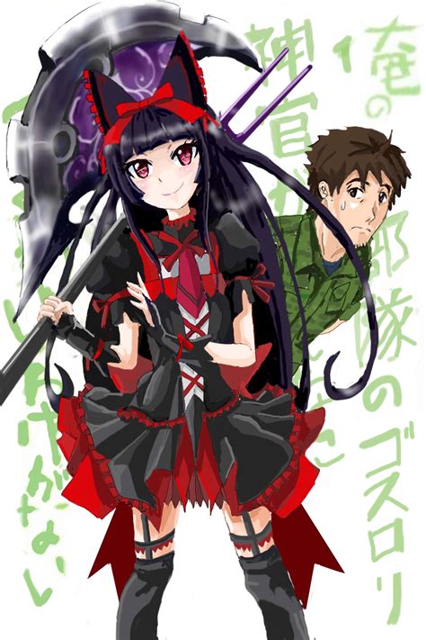 Rory Mercury And Itami Youji Gate Jieitai Ka No Chi Nite Kaku Tatakaeri Drawn By Jippa